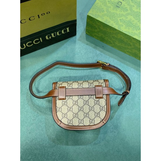 GUCCI HORSEBIT 1955 MINI ROUNDED BAG