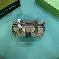 Gucci OPHIDIA GG SMALL TOP HANDLE BAG