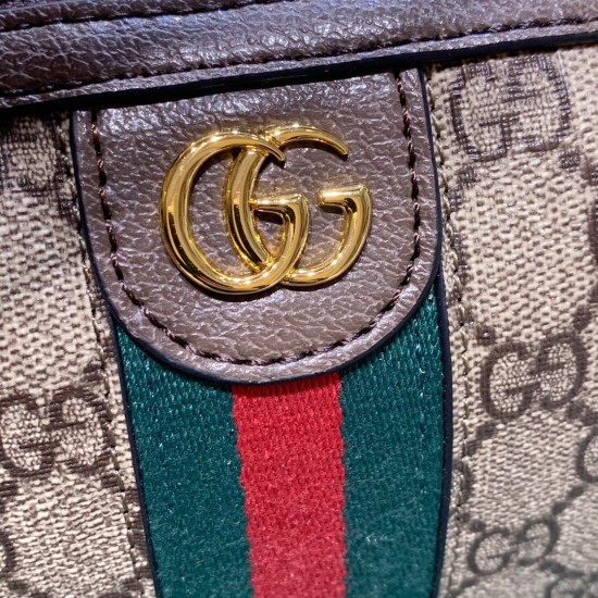 Gucci OPHIDIA GG SMALL TOP HANDLE BAG