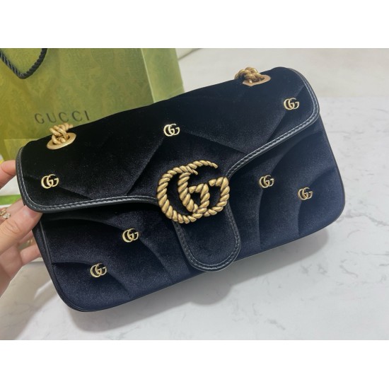 Gucci GG MARMONT SMALL SHOULDER BAG Style ‎443497 FACK2 1000