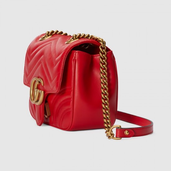 GG MARMONT MINI SHOULDER BAG - Style ‎739682 AABZC 6832