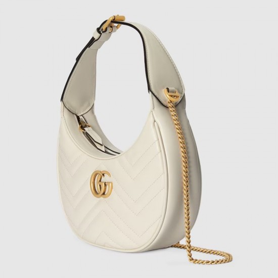 GG MARMONT HALF-MOON-SHAPED MINI BAG - Style ‎699514 DTDHT 9022