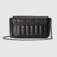 GG MARMONT LEATHER SUPER MINI BAG - Style 476433 DTD5N 1000