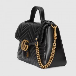 GG MARMONT SMALL TOP HANDLE BAG - Style ‎498110 DTDIT 1000