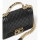 BOY CHANEL FLAP BAG WITH HANDLE - A94805 B13694 94305