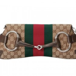 GUCCI HORSEBIT CHAIN SMALL SHOULDER BAG - Style ‎764339 FACM2 8747