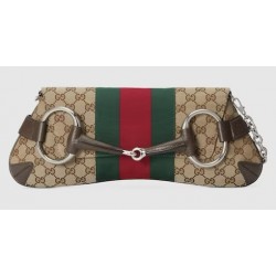 GUCCI HORSEBIT CHAIN SMALL SHOULDER BAG - Style ‎764255 FACM2 8747