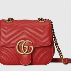 GG MARMONT MINI SHOULDER BAG - Style ‎739682 AABZC 6832