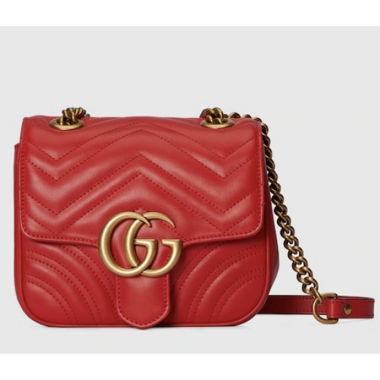 GG MARMONT MINI SHOULDER BAG - Style ‎739682 AABZC 6832