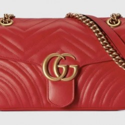 GG MARMONT SMALL SHOULDER BAG - Style ‎443497 AABZC 6832