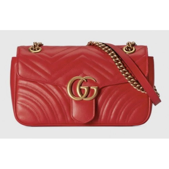 GG MARMONT SMALL SHOULDER BAG - Style ‎443497 AABZC 6832