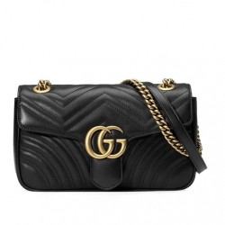 GG MARMONT SMALL SHOULDER BAG - Style ‎443497 DTDIT 1000