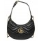 GG MARMONT HALF-MOON-SHAPED MINI BAG - Style ‎699514 DTDHT 1000