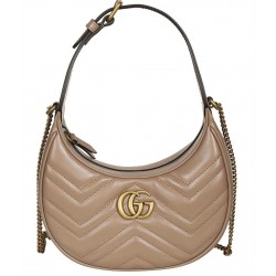 GG MARMONT HALF-MOON-SHAPED MINI BAG - Style ‎699514 DTDHT 5729