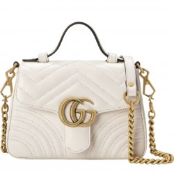 GG MARMONT MINI TOP HANDLE BAG - Style ‎547260 DTDIT 9022