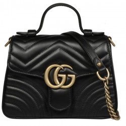 GG MARMONT MINI TOP HANDLE BAG - Style ‎547260 DTDIT 1000